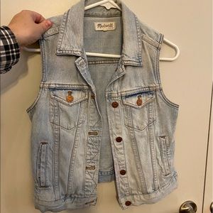 Madewell denim vest